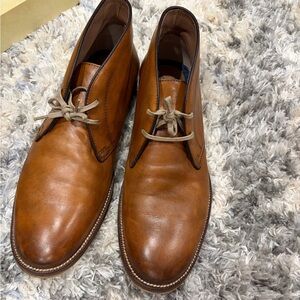 Tan Leather Men's Chukka Boots Size 12